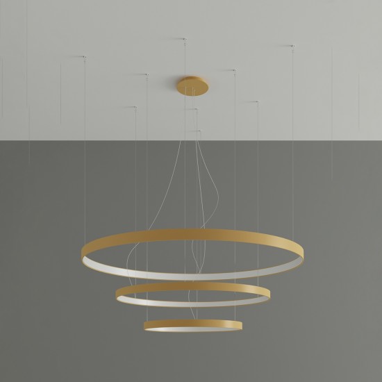 Šviestuvas RIO 3 55/78/110 auksinis LED 3000K Šviestuvas RIO 3 55/78/110 auksinis LED 3000K