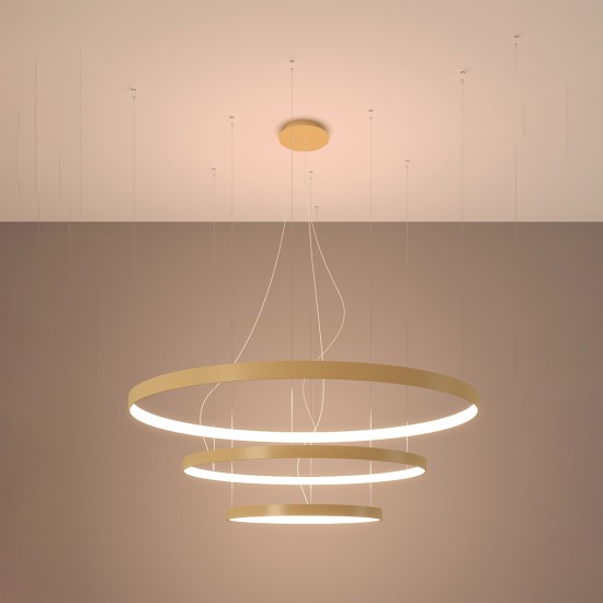 Šviestuvas RIO 3 55/78/110 auksinis LED 3000K Šviestuvas RIO 3 55/78/110 auksinis LED 3000K