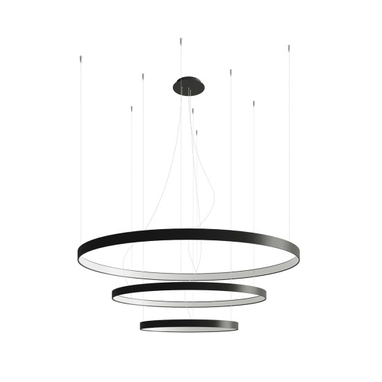 Šviestuvas RIO 3 55/78/110 juodas LED 4000K Šviestuvas RIO 3 55/78/110 juodas LED 4000K