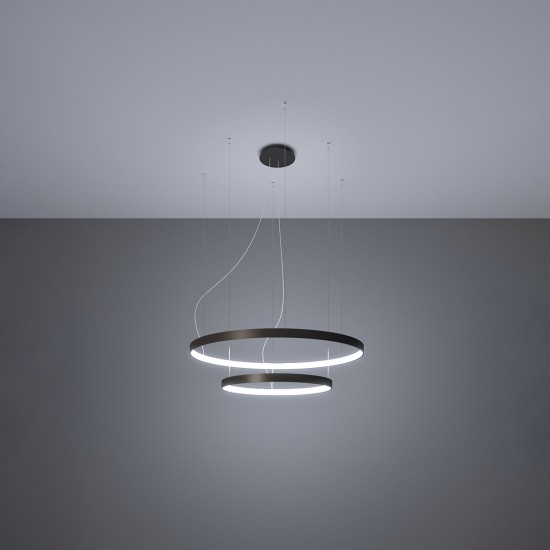 Šviestuvas RIO 2 55/78 juodas LED 4000K Šviestuvas RIO 2 55/78 juodas LED 4000K