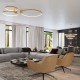 Lubinis šviestuvas RIO 78 golden LED 3000K