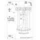 Šviestuvas RIO 2 55/78 auksinis LED 4000K Šviestuvas RIO 2 55/78 auksinis LED 4000K