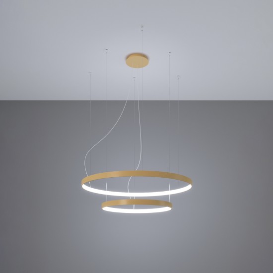 Šviestuvas RIO 2 55/78 auksinis LED 4000K Šviestuvas RIO 2 55/78 auksinis LED 4000K