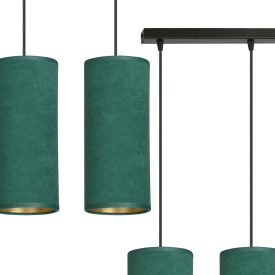 Pakabinamas šviestuvas BENTE 3 BL GREEN