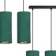 Pakabinamas šviestuvas BENTE 3 BL GREEN