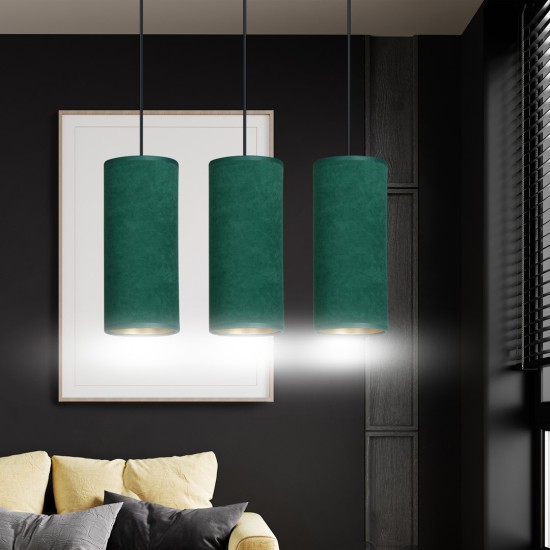 Pakabinamas šviestuvas BENTE 3 BL GREEN