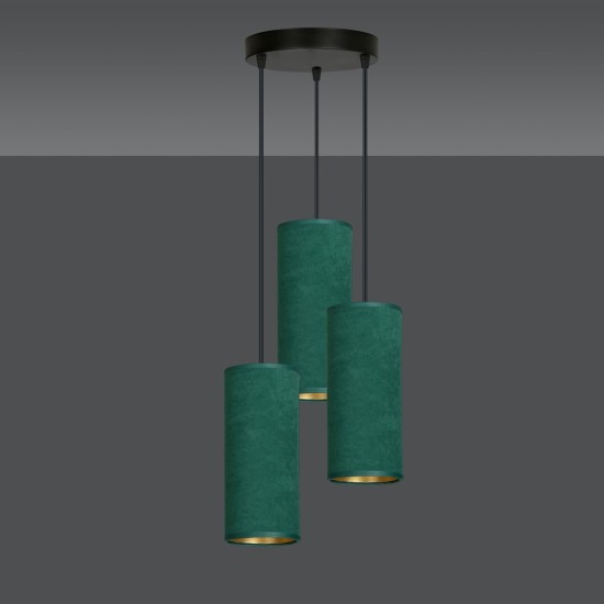 Pakabinamas šviestuvas BENTE 3 BL PREMIUM GREEN Pakabinamas šviestuvas BENTE 3 BL PREMIUM GREEN