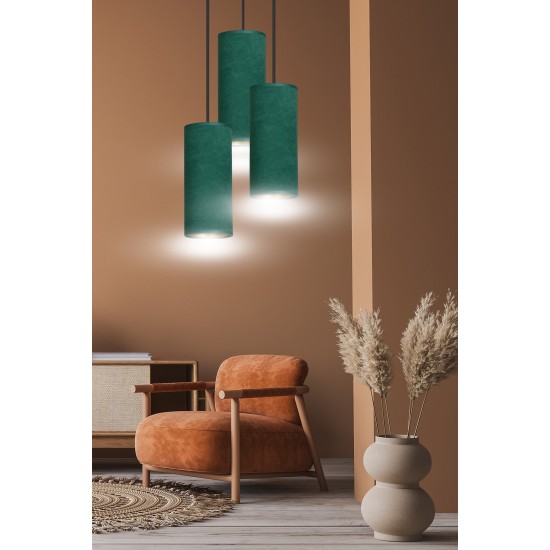 Pakabinamas šviestuvas BENTE 3 BL PREMIUM GREEN Pakabinamas šviestuvas BENTE 3 BL PREMIUM GREEN