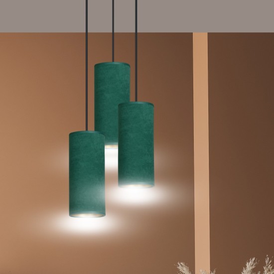Pakabinamas šviestuvas BENTE 3 BL PREMIUM GREEN Pakabinamas šviestuvas BENTE 3 BL PREMIUM GREEN