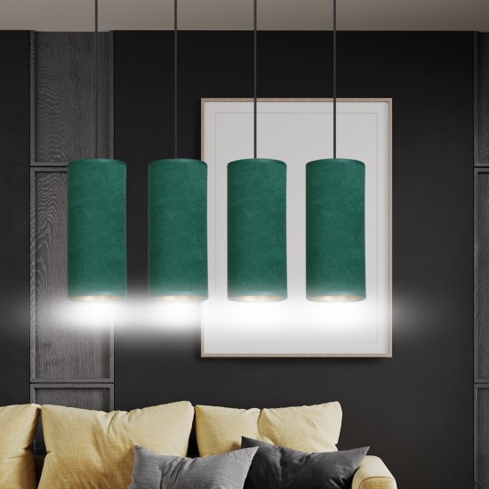 Pakabinamas šviestuvas BENTE 4 BL GREEN