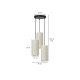 Pakabinamas šviestuvas BENTE 3 BL PREMIUM WHITE Pakabinamas šviestuvas BENTE 3 BL PREMIUM WHITE