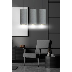 Pakabinamas šviestuvas BENTE 3 BL GRAY