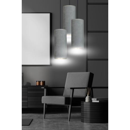 Pakabinamas šviestuvas BENTE 3 BL PREMIUM GRAY