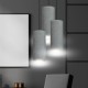 Pakabinamas šviestuvas BENTE 3 BL PREMIUM GRAY