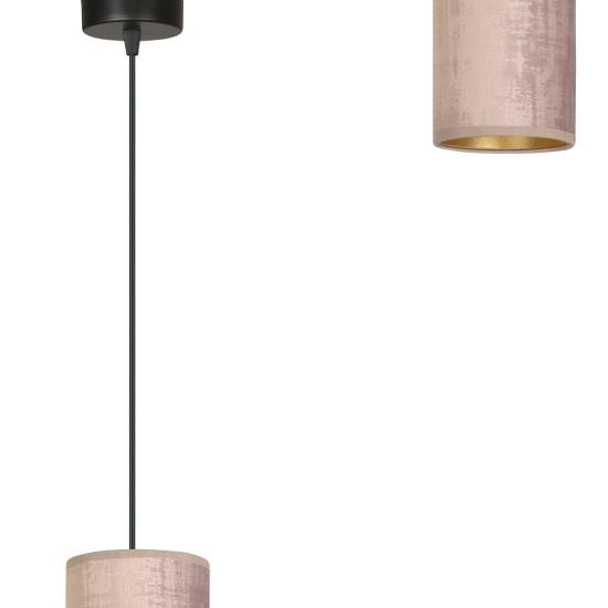 Pakabinamas šviestuvas BENTE 1 BL ROSE