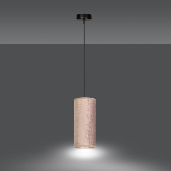 Pakabinamas šviestuvas BENTE 1 BL ROSE