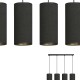 Pakabinamas šviestuvas BENTE 4 BL BLACK