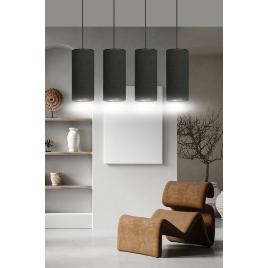 Pakabinamas šviestuvas BENTE 4 BL BLACK