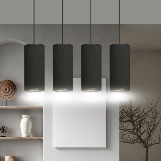 Pakabinamas šviestuvas BENTE 4 BL BLACK