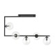 SOMA 5 BL TRANSPARENT lubinis šviestuvas, modernus, juodas SOMA 5 BL TRANSPARENT lubinis šviestuvas, modernus, juodas