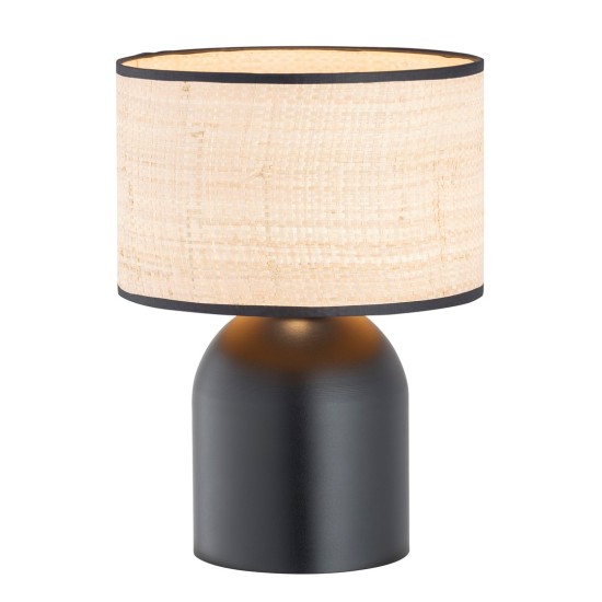 ASPEN LN1 BLACK/RATTAN ŠVIESTUVAS ASPEN LN1 BLACK/RATTAN ŠVIESTUVAS