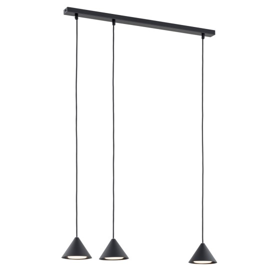 Pakabinamas šviestuvas ELIT 3 BLACK