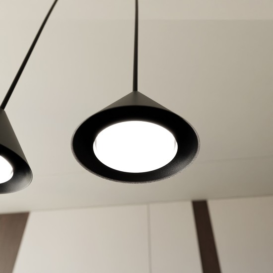Pakabinamas šviestuvas ELIT 3 BLACK