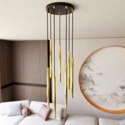 Modernus pakabinamas šviestuvas SELTER 7 PREMIUM GOLD Modernus pakabinamas šviestuvas SELTER 7 PREMIUM GOLD