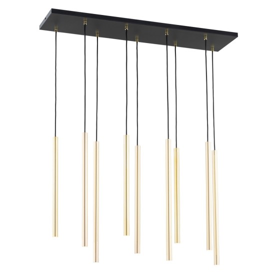 Modernus pakabinamas šviestuvas SELTER 9 GOLD