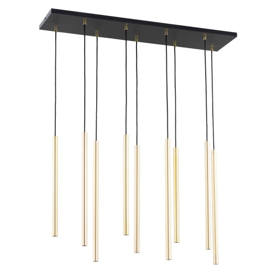 Modernus pakabinamas šviestuvas SELTER 9 GOLD
