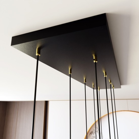Modernus pakabinamas šviestuvas SELTER 9 GOLD