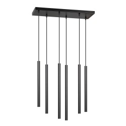 Modernus pakabinamas šviestuvas SELTER 6 BLACK