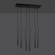 Modernus pakabinamas šviestuvas SELTER 6 BLACK Modernus pakabinamas šviestuvas SELTER 6 BLACK