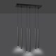 Modernus pakabinamas šviestuvas SELTER 6 BLACK Modernus pakabinamas šviestuvas SELTER 6 BLACK