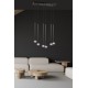 Modernus pakabinamas šviestuvas SELTER 6 BLACK Modernus pakabinamas šviestuvas SELTER 6 BLACK