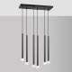Modernus pakabinamas šviestuvas SELTER 6 BLACK Modernus pakabinamas šviestuvas SELTER 6 BLACK