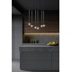 Modernus pakabinamas šviestuvas SELTER 6 BLACK Modernus pakabinamas šviestuvas SELTER 6 BLACK