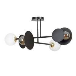  Pakabinamas šviestuvas MINERVA 4 BLACK
