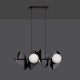 Pakabinamas šviestuvas DRIFTON 4 BLACK