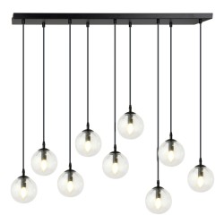Pakabinamas šviestuvas COSMO 9 BL TRANSPARENT