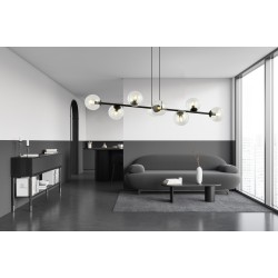 Pakabinamas šviestuvas ROSSI 8 BL TRANSPARENT Pakabinamas šviestuvas ROSSI 8 BL TRANSPARENT