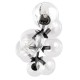 Pakabinamas šviestuvas ROSSI 8 BL TRANSPARENT Pakabinamas šviestuvas ROSSI 8 BL TRANSPARENT