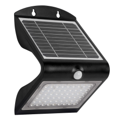 Kinkiet Solarny Butterfly 3,2W Czarny