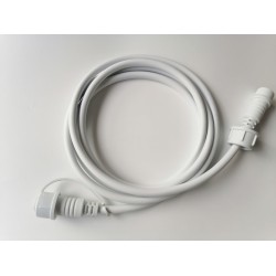Kabel zasilający/przedłużacz BIAŁY do GIRLANDY 2m