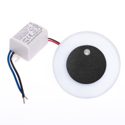 Oprawa schodowa OTI BLACK Barwa Neutralna 4000K 12V z czujnikiem ruchu