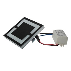 Oprawa schodowa QUADRO BLACK Barwa Ciepła 3000K Oprawa schodowa QUADRO BLACK Barwa Ciepła 3000K