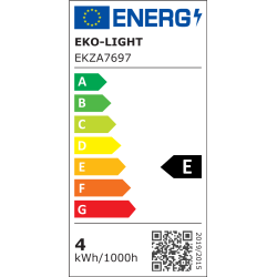 Żarówka LED 4W E14 C37 4000K Kryształ