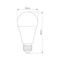 Żarówka LED 9W E27 A60 4000K Żarówka LED 9W E27 A60 4000K