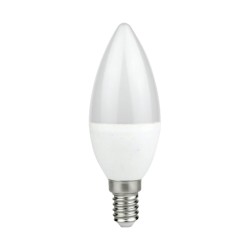 Żarówka LED 7W E14 C37. Świeczka Barwa: 6500K Żarówka LED 7W E14 C37. Świeczka Barwa: 6500K
