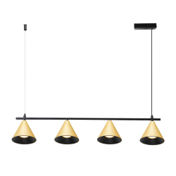 Lampa Wisząca Cone Złoty 4xGU10 Lampa Wisząca Cone Złoty 4xGU10